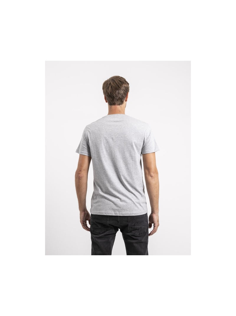 Camiseta de manga corta de puro algodón JAMULER Gris - Kiabi