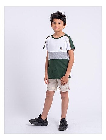 Camiseta de manga corta de puro algodón NABALIA-J