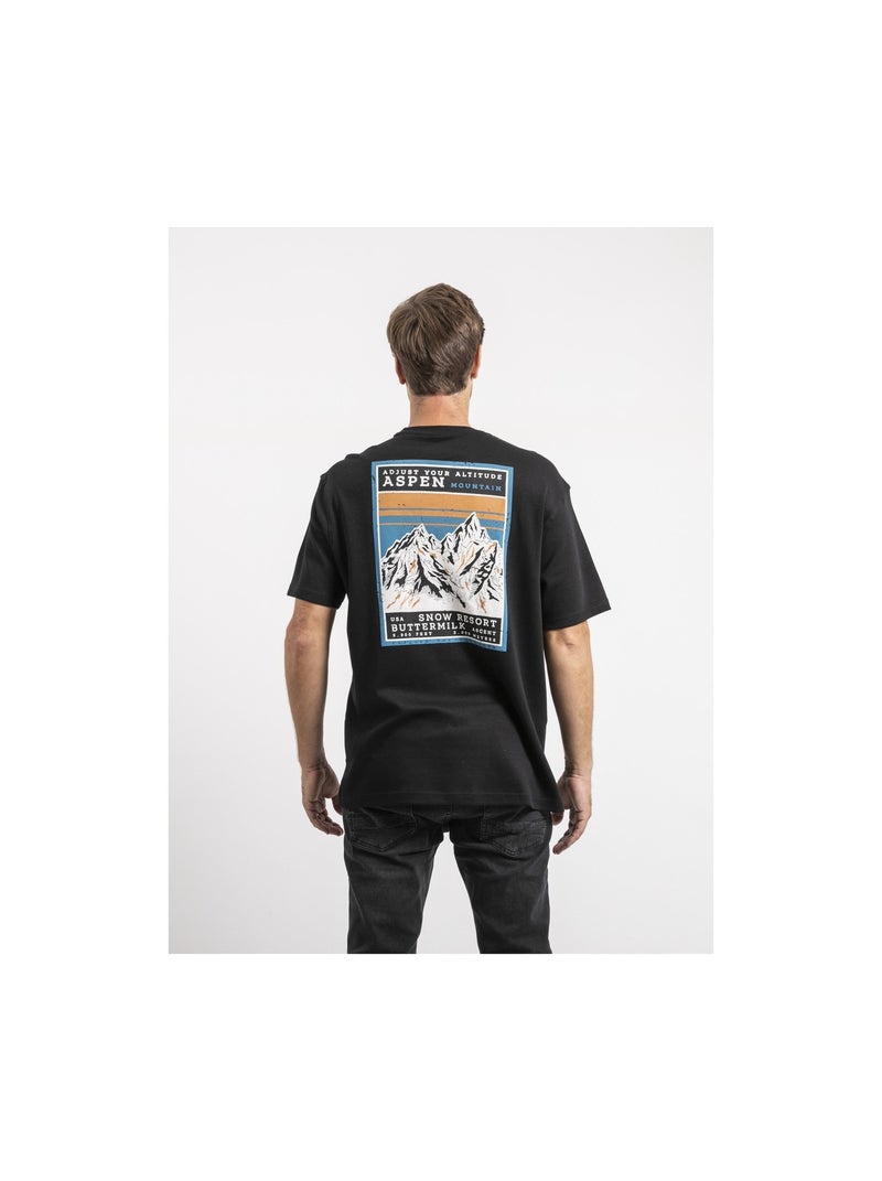 Camiseta de manga corta de puro algodón oversize JOKAYAK Negro - Kiabi