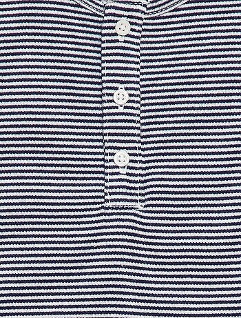 Camiseta de manga corta de rayas