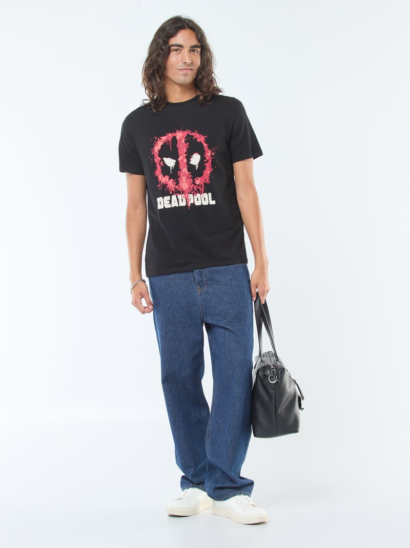 Tshirt-people Deadpool Logo T-shirt Pour Homme Noir L Eau TShirt-People Deadpool Logo - Camiseta De Manga Corta Para Hombre Negro XL English Definition Of Pour Homme