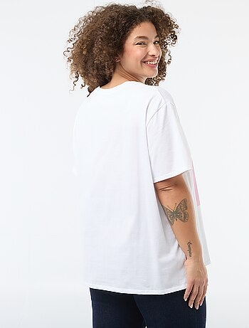 Camiseta de manga corta de punto 'OUI'