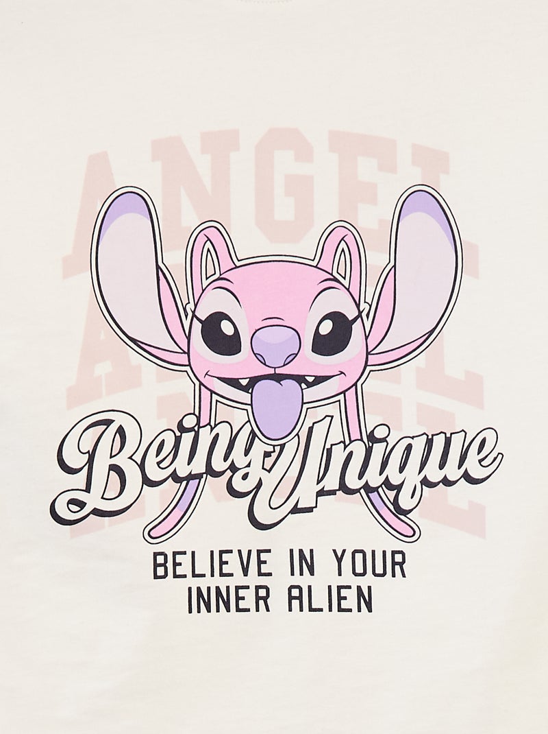 Camiseta de manga corta 'Disney' Blanco - Kiabi