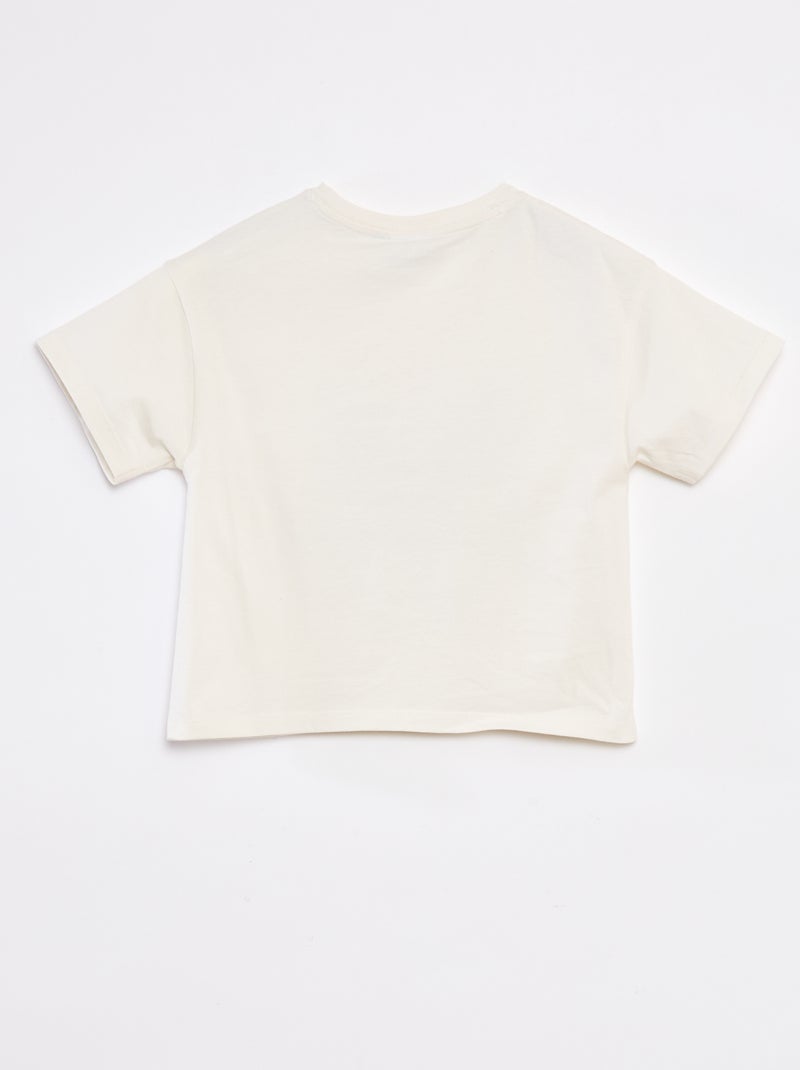 Camiseta de manga corta 'Disney' Blanco - Kiabi