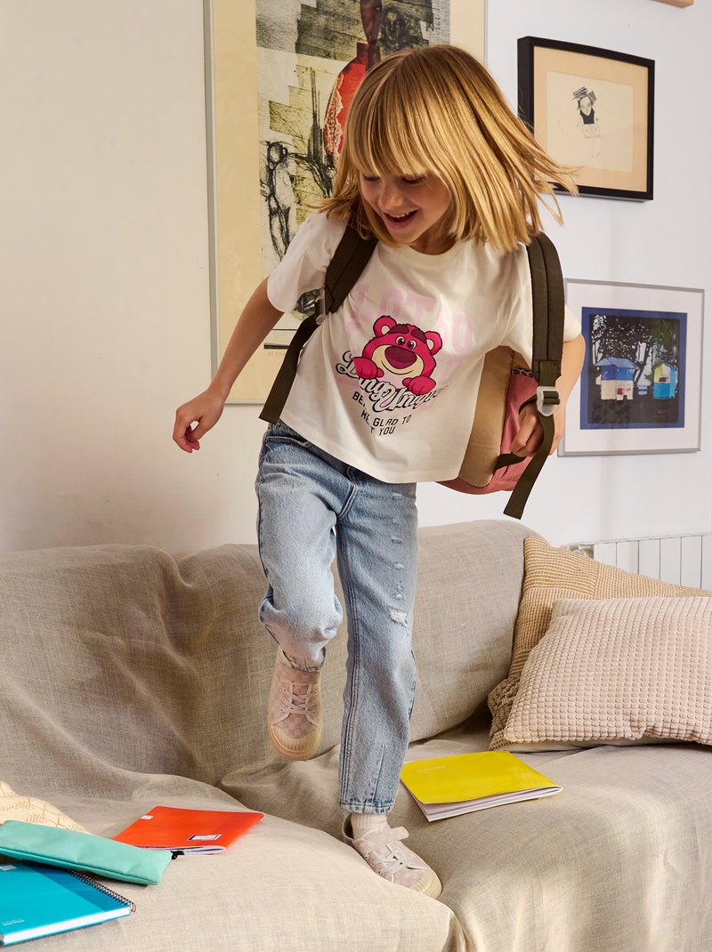 Camiseta de manga corta 'Disney' Blanco - Kiabi