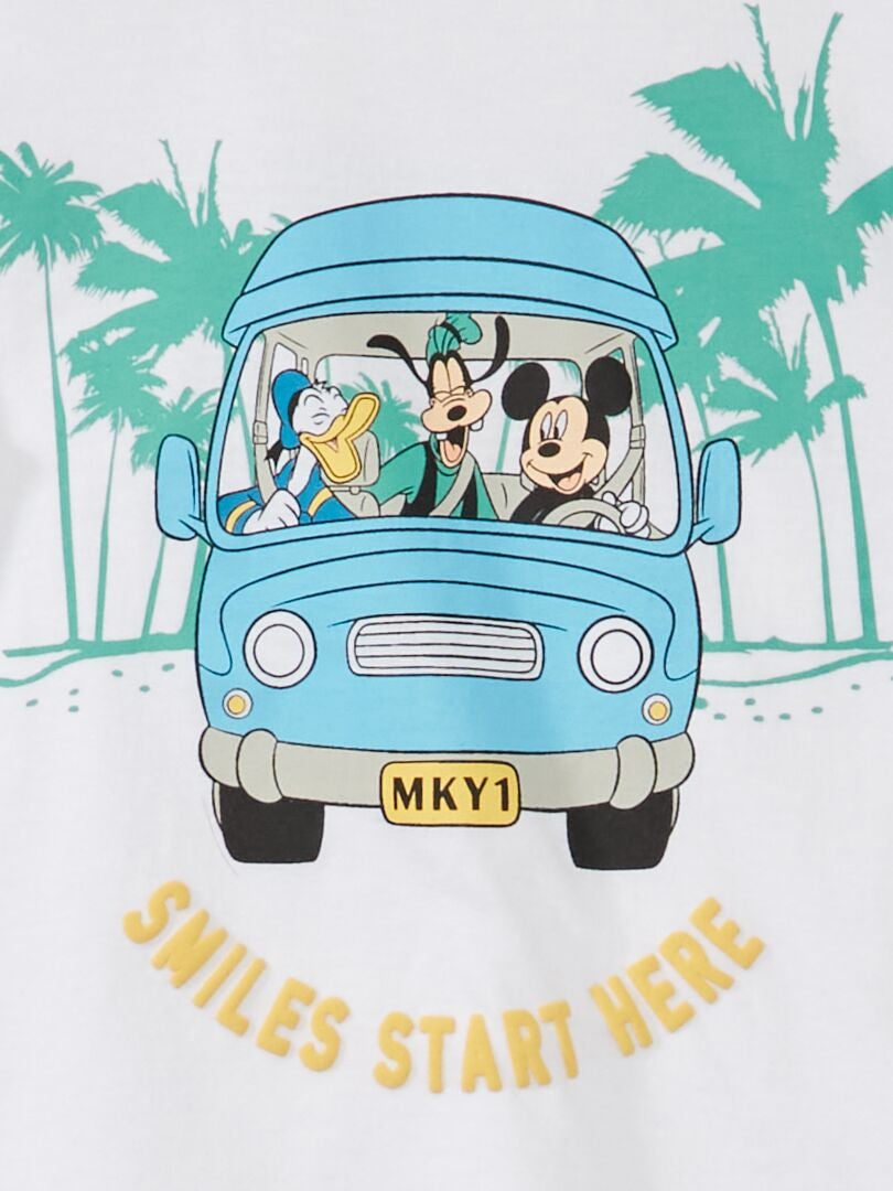 Camiseta de manga corta 'Disney' blanco - Kiabi