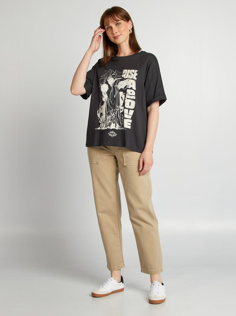 Camiseta de manga corta 'Disney' 'Villanos' NEGRO - Kiabi