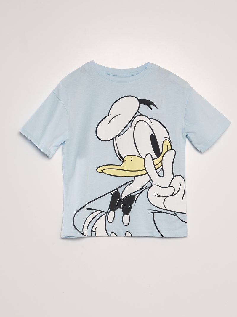 Camiseta de manga corta 'Donald Duck' AZUL - Kiabi