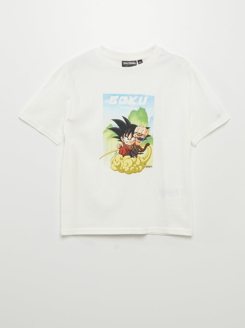 Camiseta de manga corta 'Dragon Ball Z' BLANCO - Kiabi