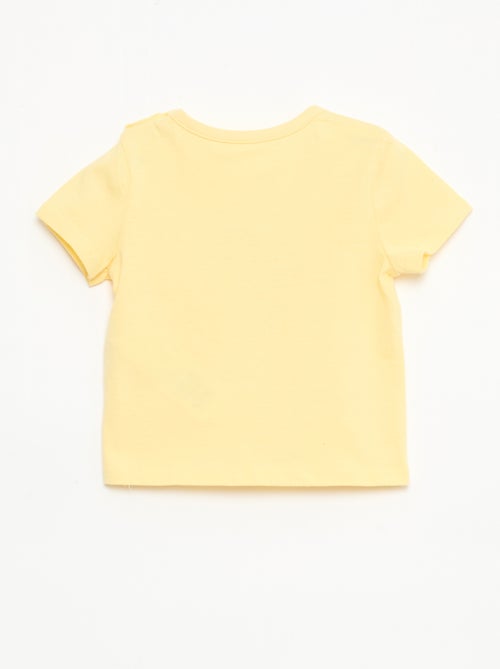 Camiseta de manga corta en punto de algodón - Kiabi