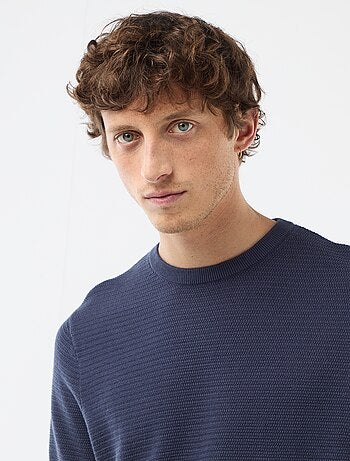 Camiseta de manga corta en tejido fantasía