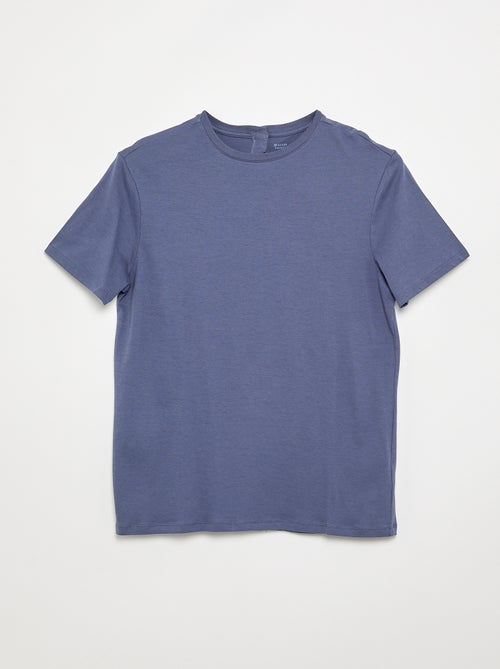 Camiseta de manga corta estampada - colección fácil de poner - Kiabi Camiseta de manga corta estampada - colección fácil de poner - Kiabi