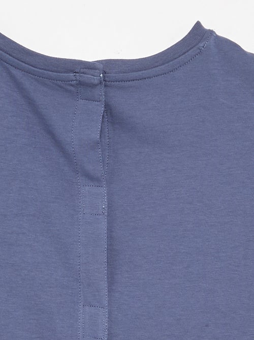 Camiseta de manga corta estampada - colección fácil de poner - Kiabi Camiseta de manga corta estampada - colección fácil de poner - Kiabi