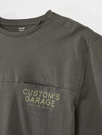 Camiseta de manga corta estampada - colección fácil de poner