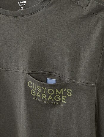 Camiseta de manga corta estampada - colección fácil de poner