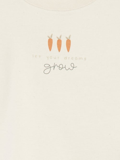 Camiseta de manga corta estampada - cradle to cradle - Kiabi