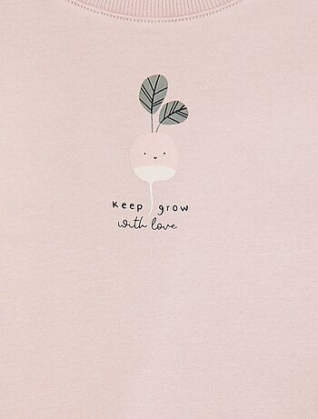 Camiseta de manga corta estampada - cradle to cradle