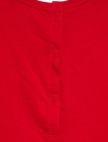 Camiseta de manga corta estampada - Fácil de Poner