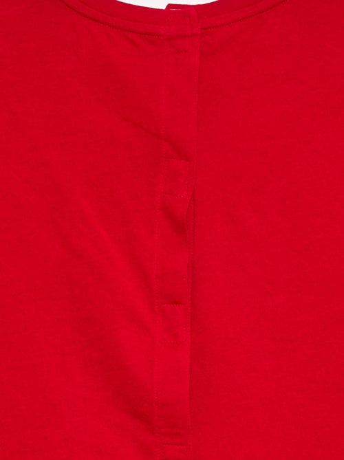 Camiseta de manga corta estampada - Fácil de Poner - Kiabi