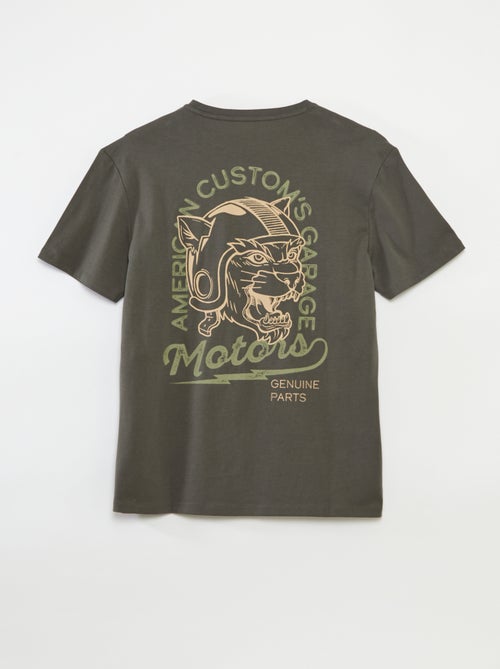 Camiseta de manga corta estampada - So Easy - Kiabi