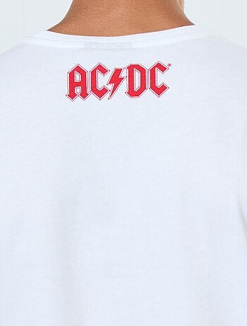 Camiseta de manga corta estampada 'AC/DC'