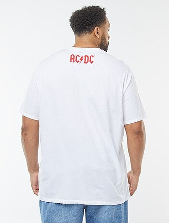 Camiseta de manga corta estampada 'AC/DC'