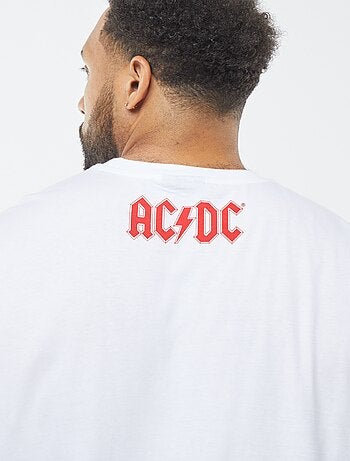 Camiseta de manga corta estampada 'AC/DC'