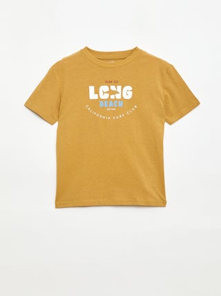 Camiseta de manga corta estampada