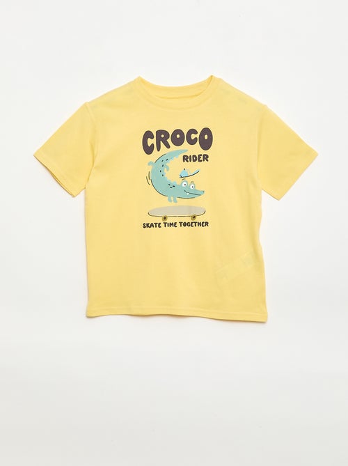 Camiseta de manga corta estampada - Kiabi