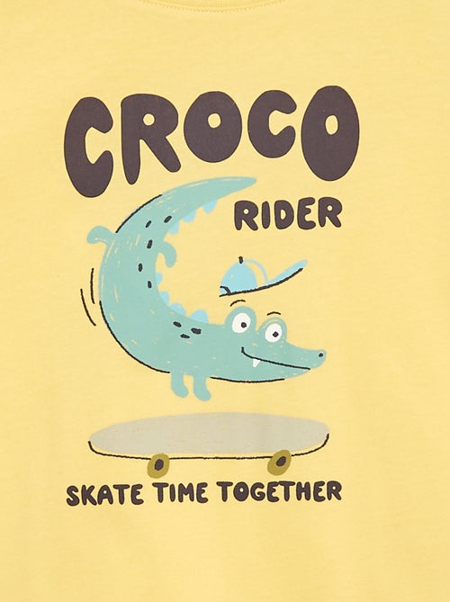 Camiseta de manga corta estampada - Kiabi