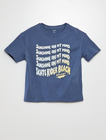 Camiseta de manga corta estampada