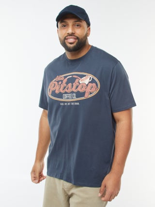 Camiseta de manga corta estampada