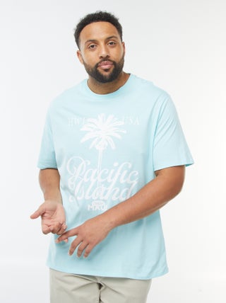 Camiseta de manga corta estampada