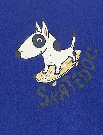 Camiseta de manga corta estampada