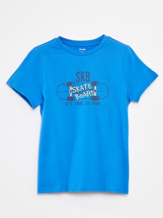 Camiseta de manga corta estampada