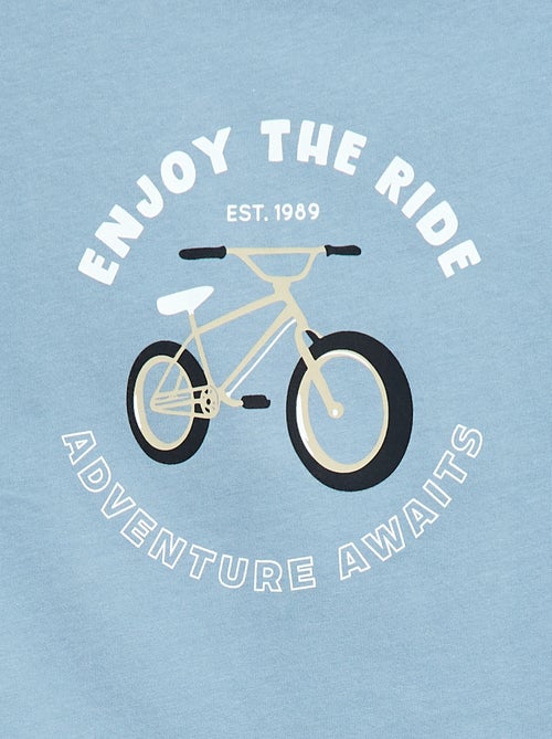 Camiseta de manga corta estampada - Kiabi