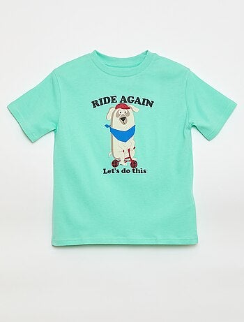 Camiseta de manga corta estampada