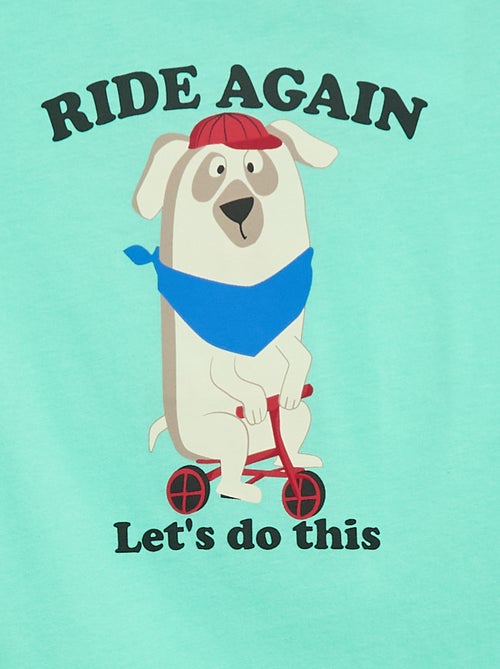 Camiseta de manga corta estampada - Kiabi