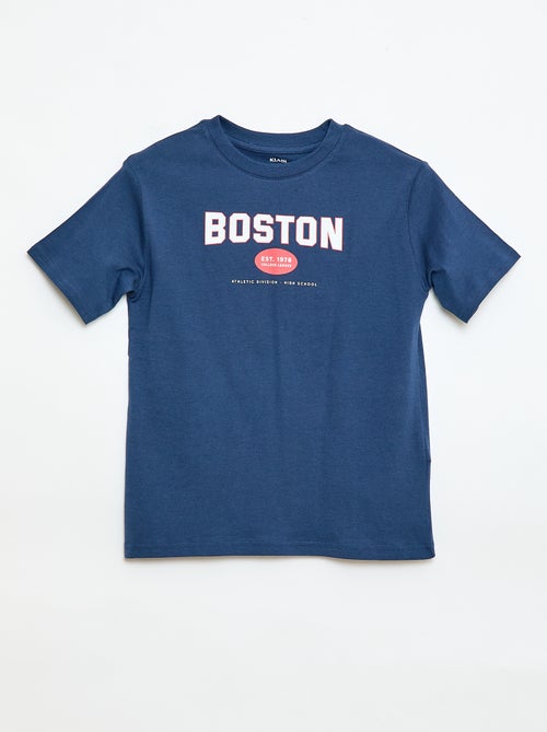 Camiseta de manga corta estampada - Kiabi