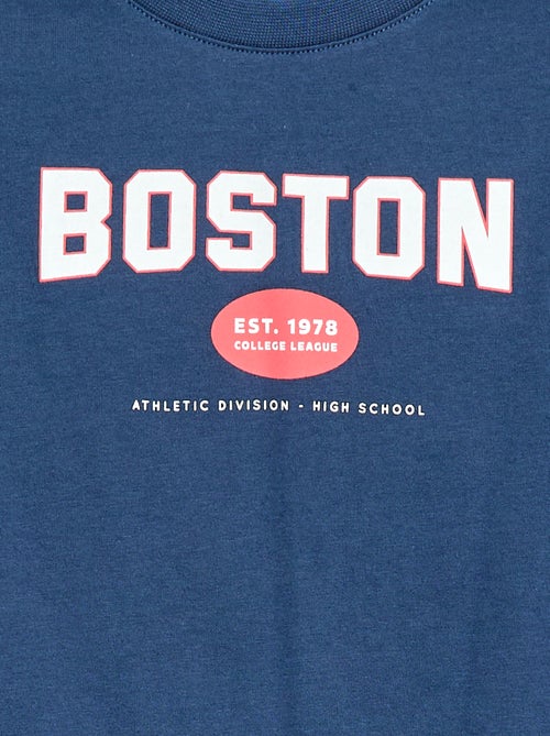 Camiseta de manga corta estampada - Kiabi