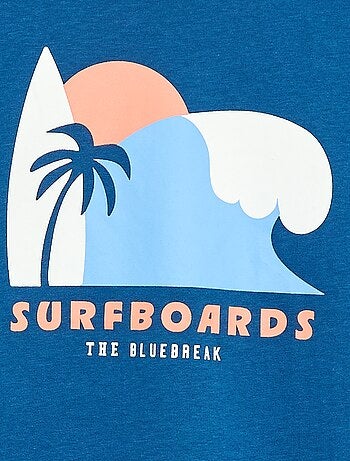 Camiseta de manga corta estampada