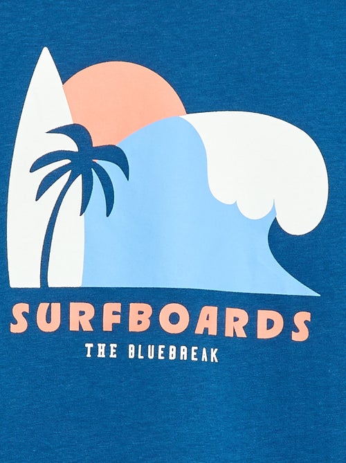 Camiseta de manga corta estampada - Kiabi