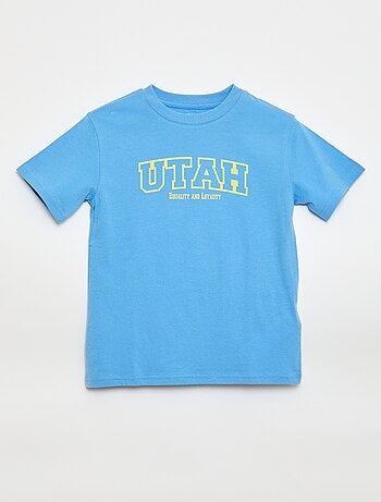 Camiseta de manga corta estampada