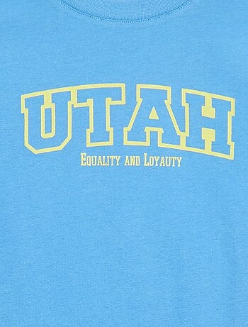 Camiseta de manga corta estampada