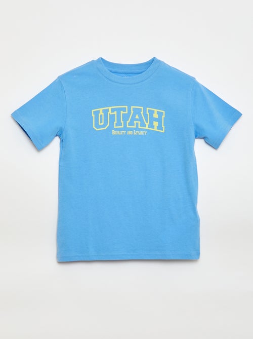 Camiseta de manga corta estampada - Kiabi