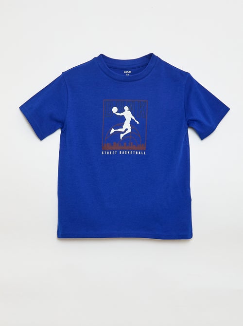 Camiseta de manga corta estampada - Kiabi