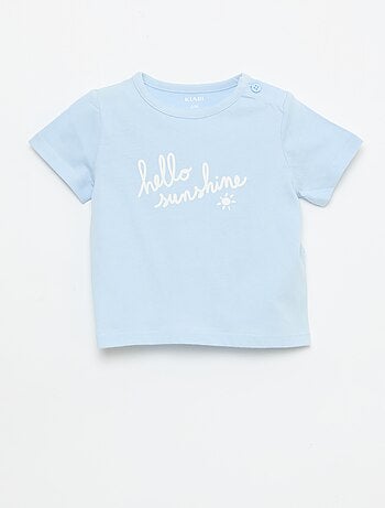 Camiseta de manga corta estampada