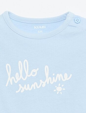 Camiseta de manga corta estampada