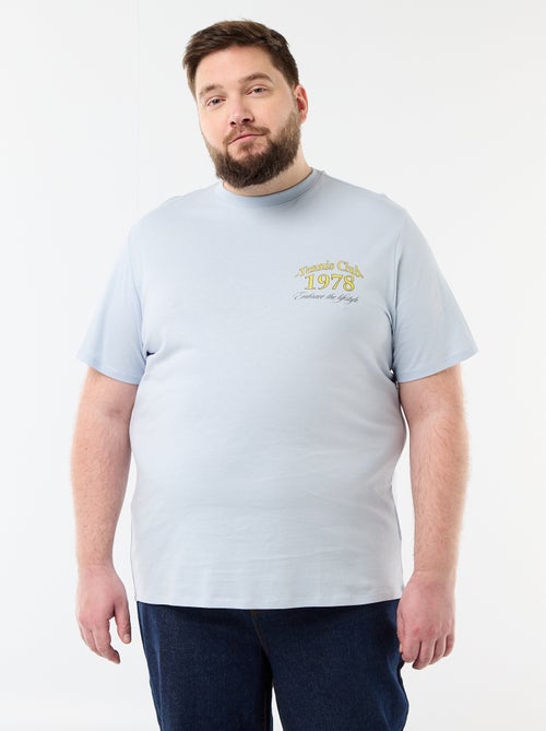 Camiseta de manga corta estampada - Kiabi