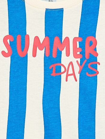 Camiseta de manga corta estampada